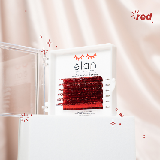 mini holo tinsel lashes