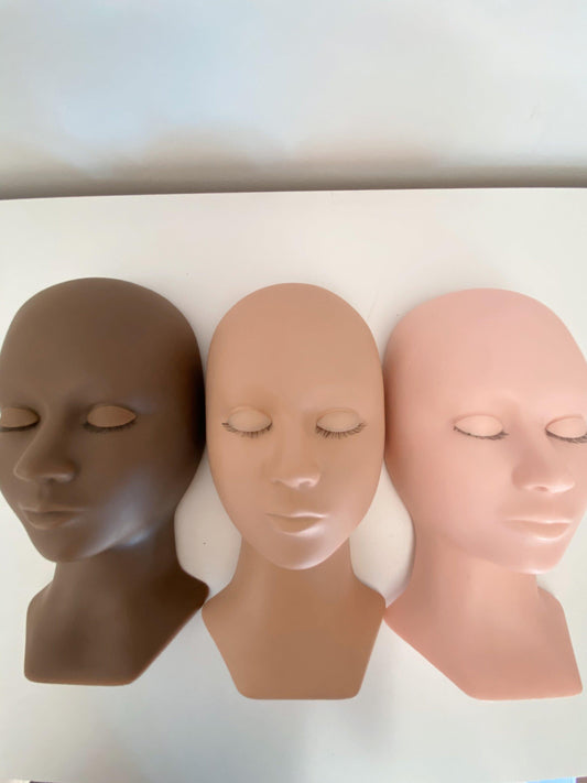 mannequin head with removal lids