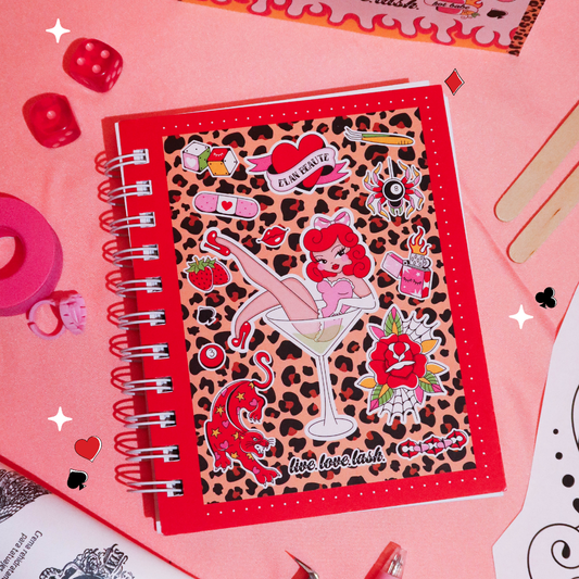 *limited edition* booked & tatted client info book