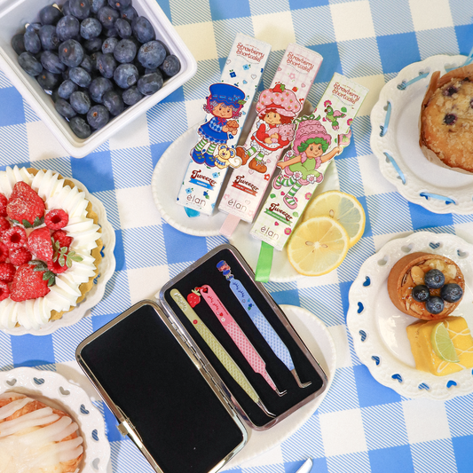 STRAWBERRY SHORTCAKE magnetic case & tweezer bundle