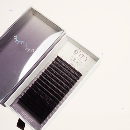 midnight matte NUE color lashes