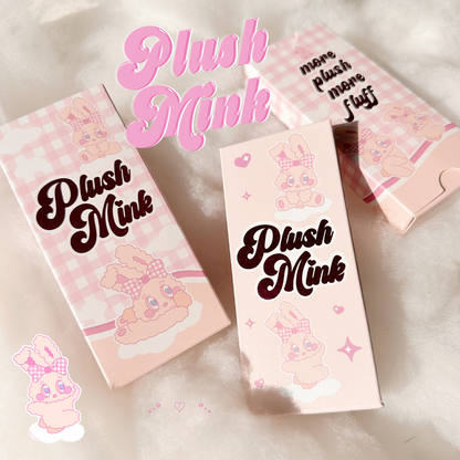 0.07 PLUSH MINK lash trays (PLUSH +FLUFF) 🐰