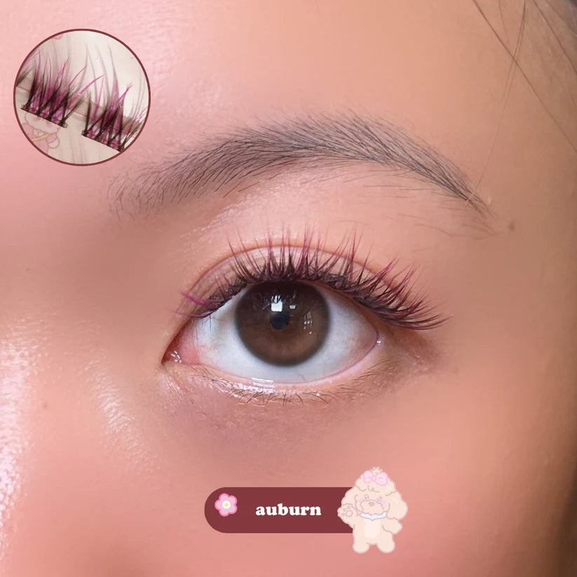 rumi BROWN lash cluster book