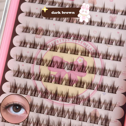 rumi BROWN lash cluster book
