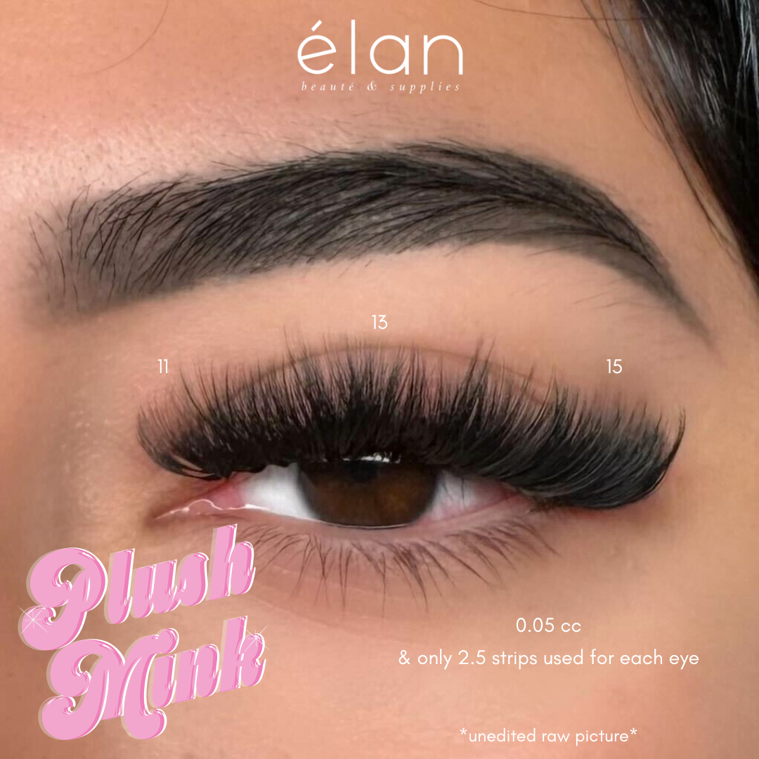 0.05 PLUSH MINK lash trays (PLUSH +FLUFF) 🐰