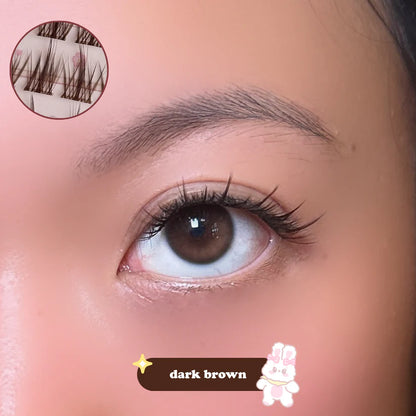 rumi BROWN lash cluster book