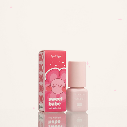 SWEET BABE pink adhesive