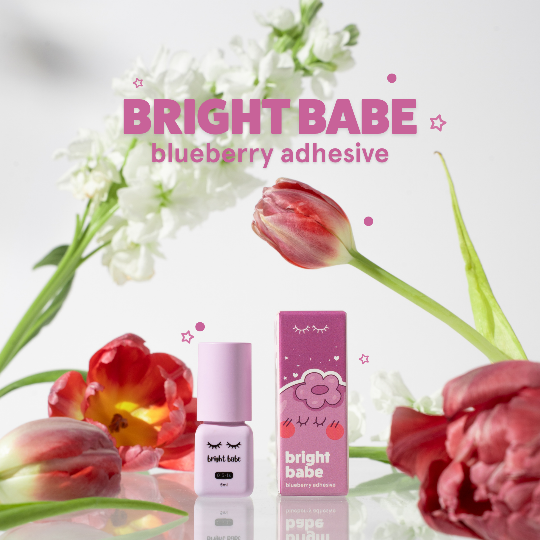 BRIGHT BABE blueberry adhesive