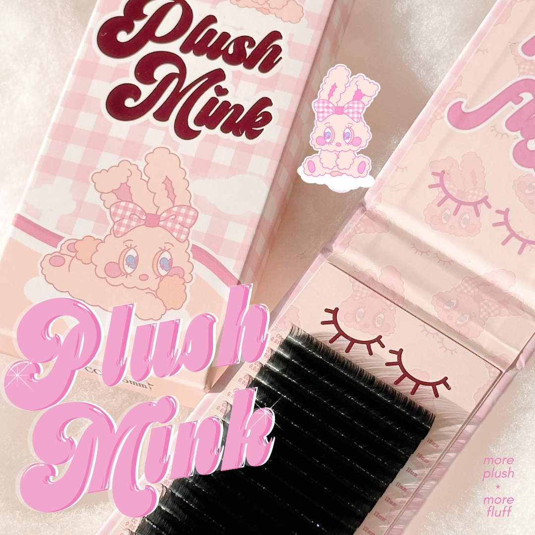 0.03 PLUSH MINK lash trays (PLUSH +FLUFF) 🐰
