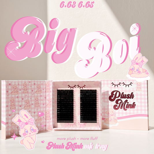 the BIG BOI 0.03+0.05 PLUSH MINK mix tray 🐰