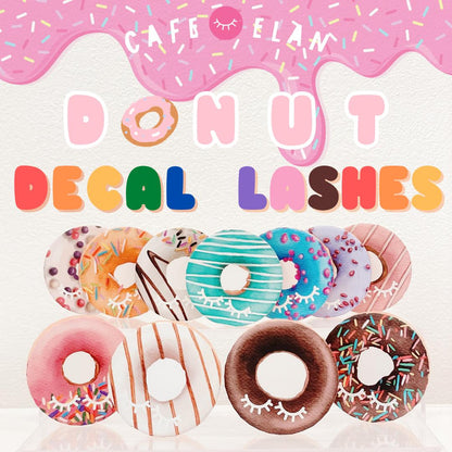 cafe élan DONUT decal lashes