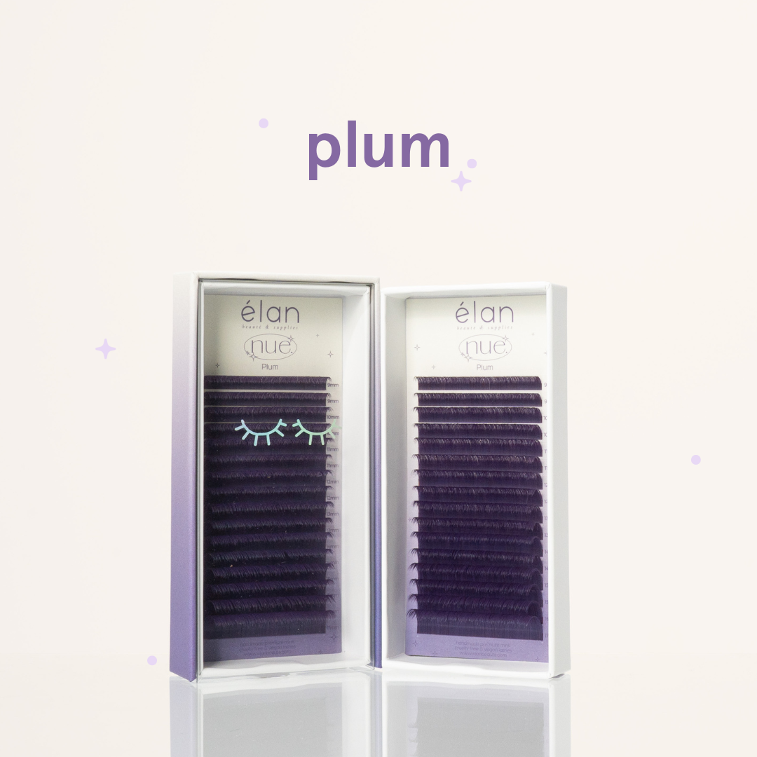 midnight matte NUE color lashes