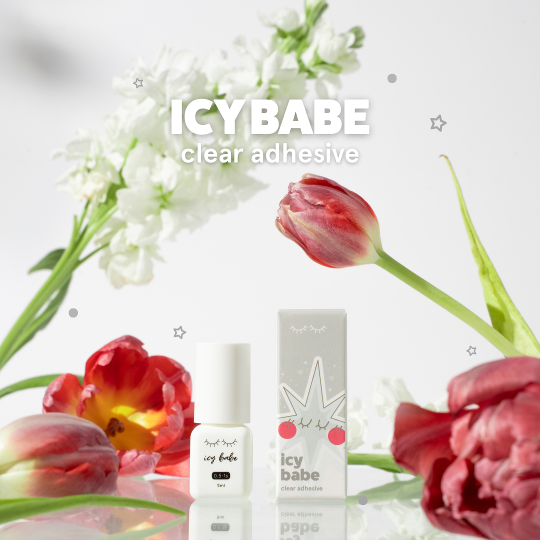 ICY BABE clear adhesive