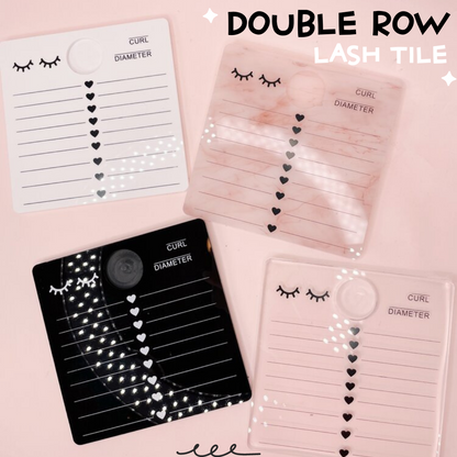 double row lash tile
