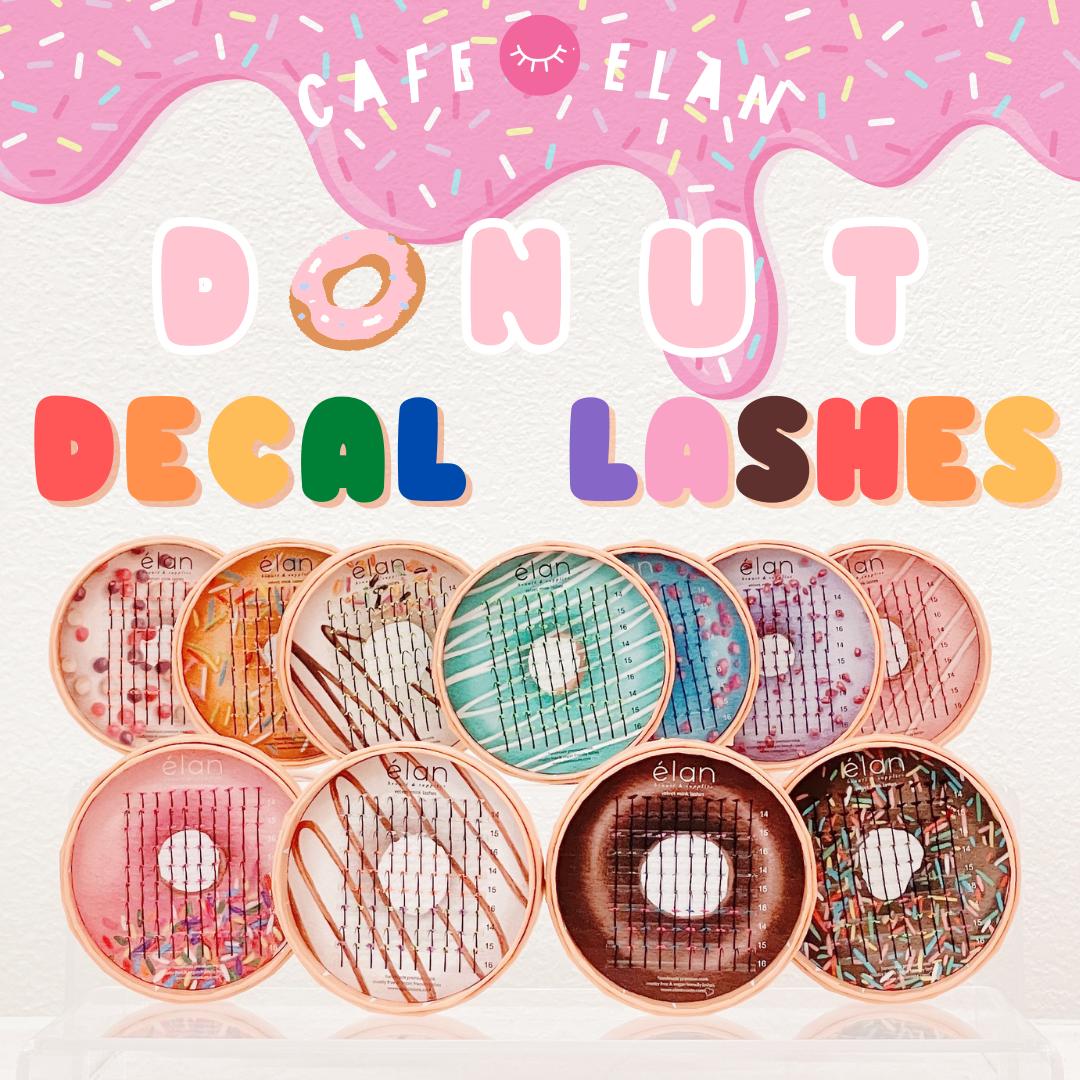 cafe élan DONUT decal lashes