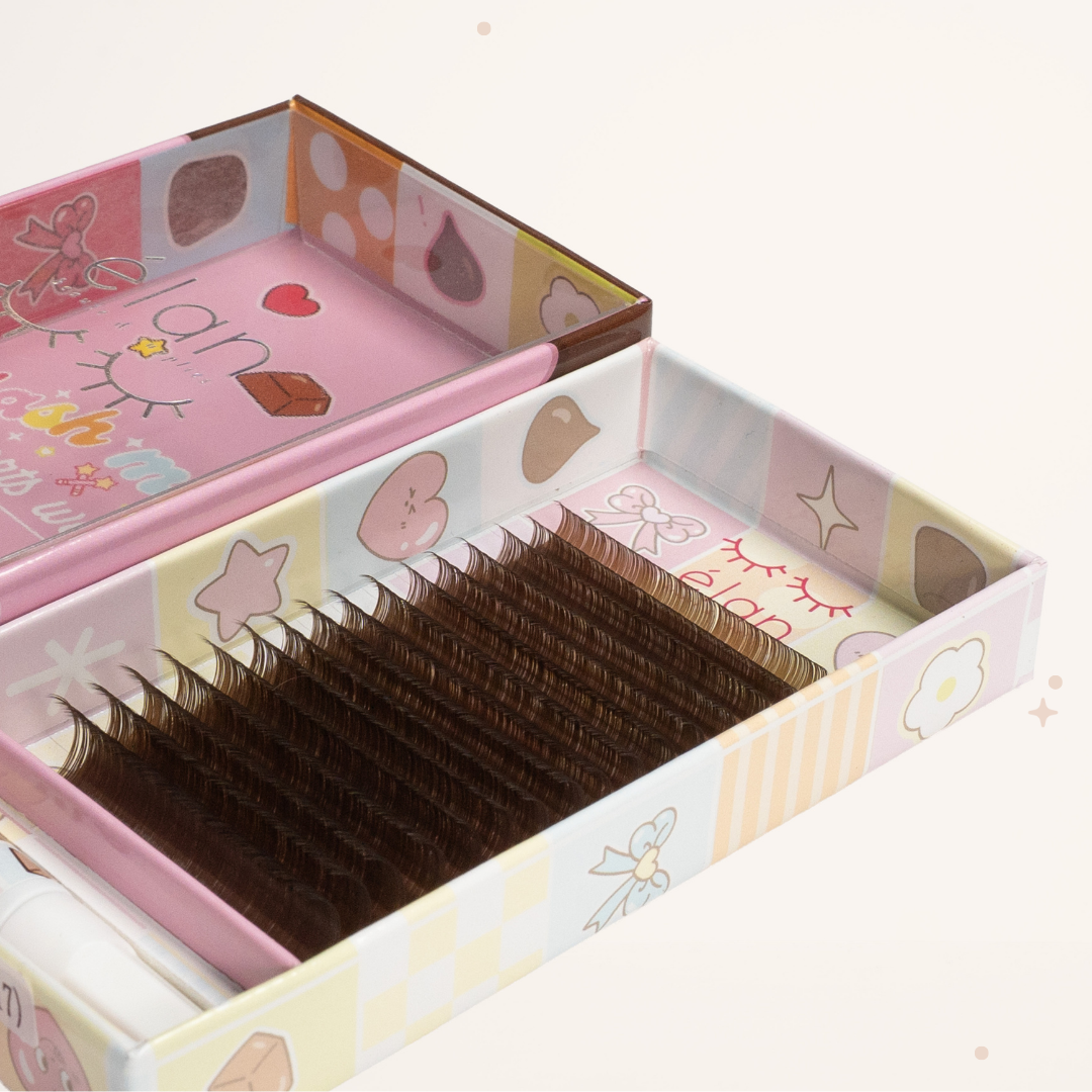 BROWN-LICIOUS matte mink brown lashes