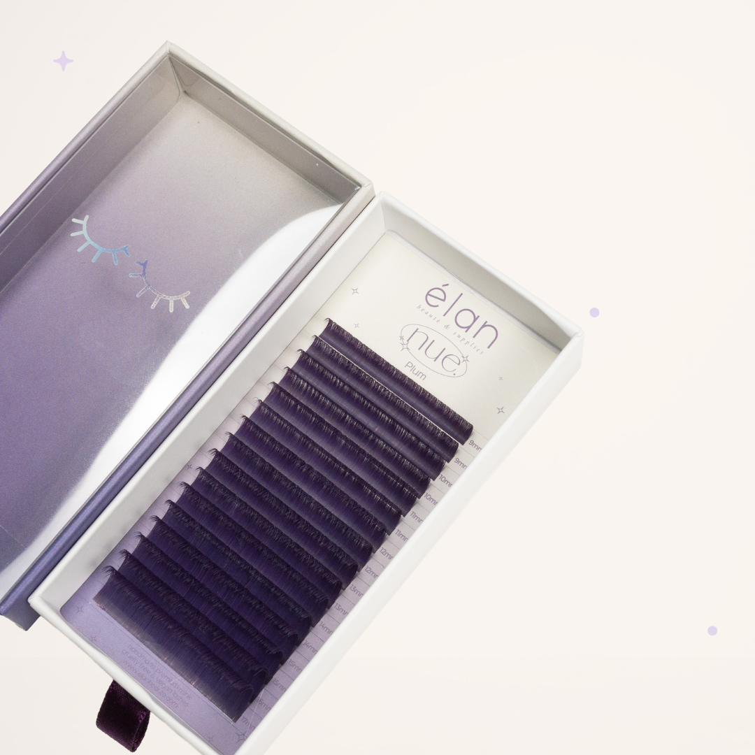midnight matte NUE color lashes