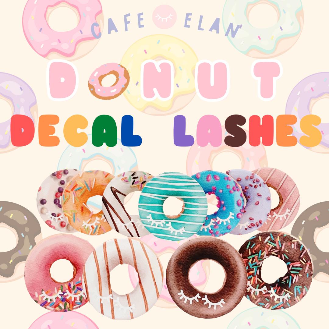 cafe élan DONUT decal lashes
