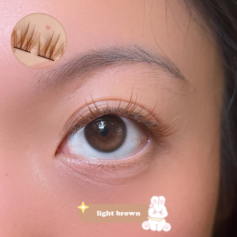 rumi BROWN lash cluster book