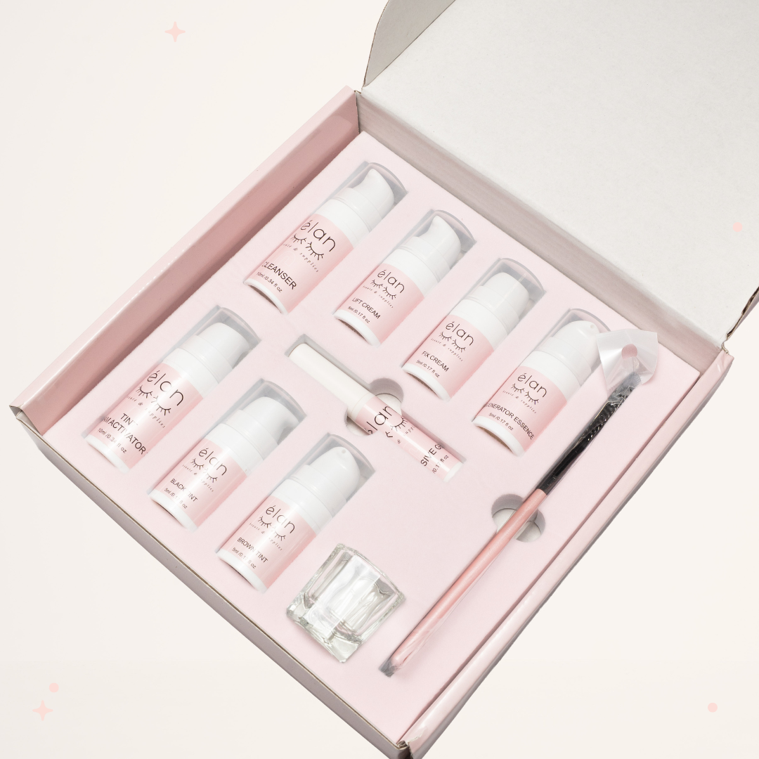 elan lash & brow lift + tint kit 4in1