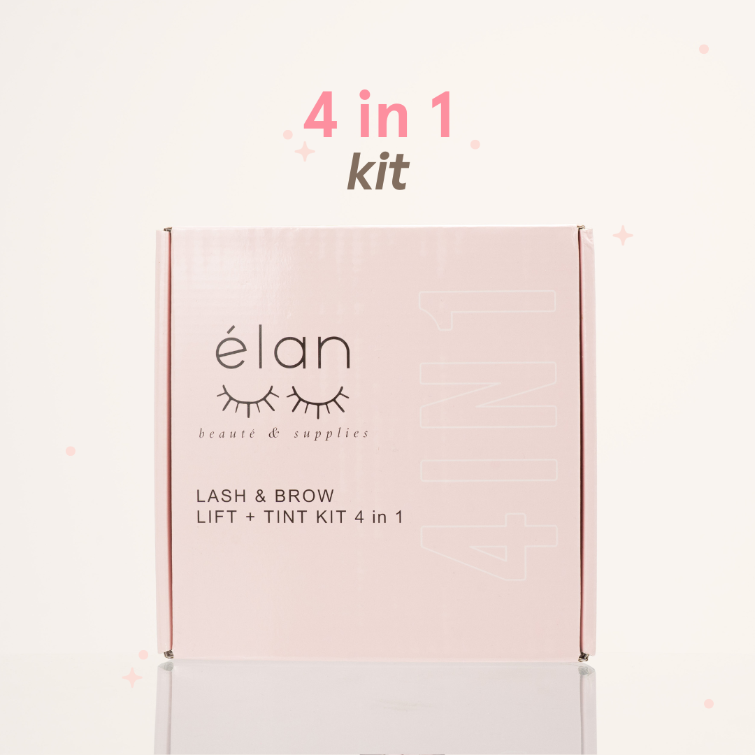 elan lash & brow lift + tint kit 4in1