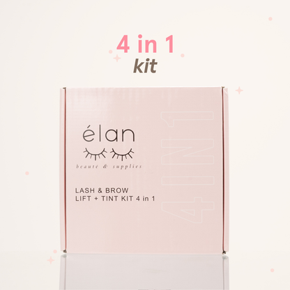 elan lash & brow lift + tint kit 4in1