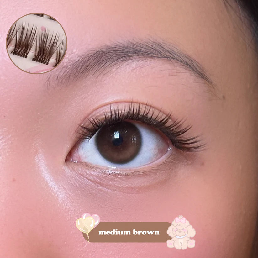 rumi BROWN lash cluster book