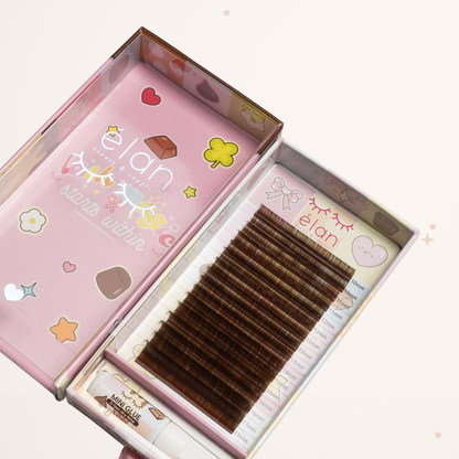 BROWN-LICIOUS matte mink brown lashes