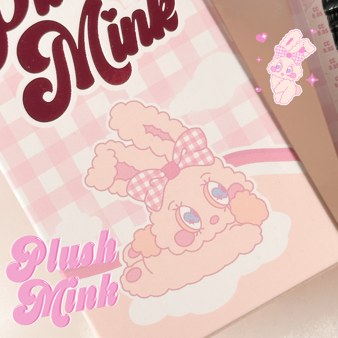 0.07 PLUSH MINK lash trays (PLUSH +FLUFF) 🐰