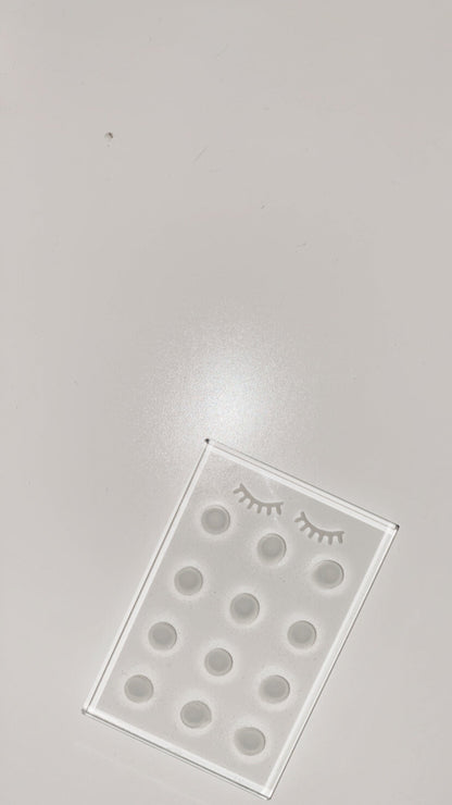 glass glue tray