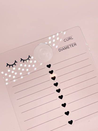 double row lash tile