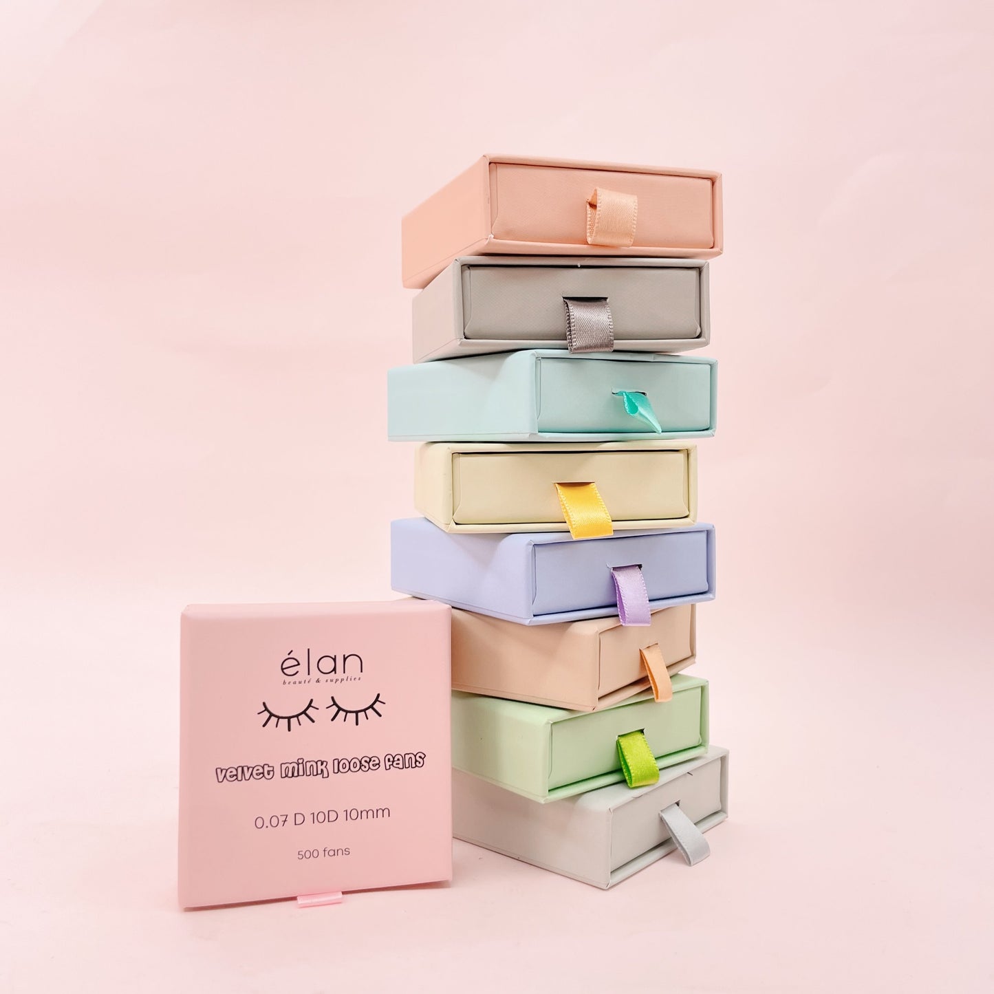 0.07 10D loose-hair premade velvet mink fans