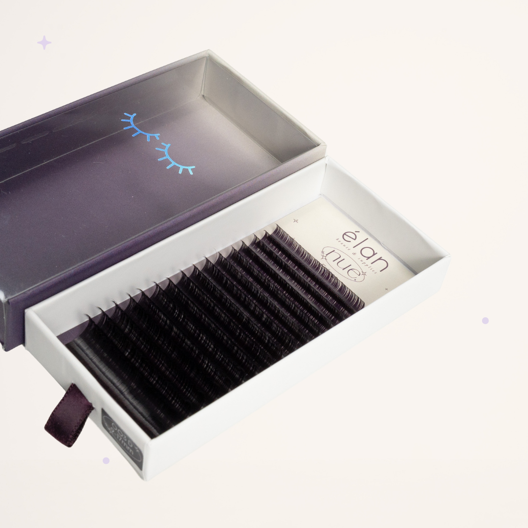 midnight matte NUE color lashes