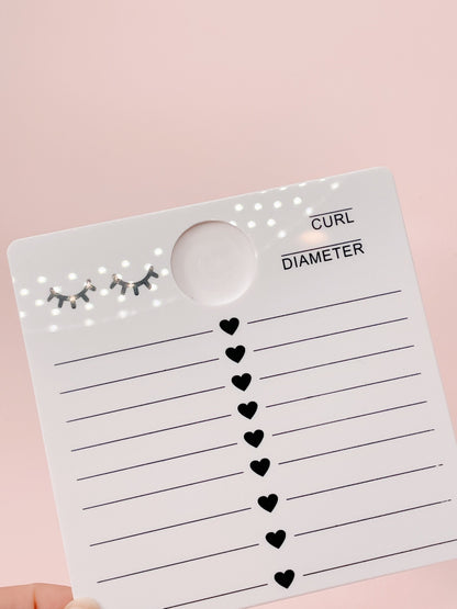 double row lash tile