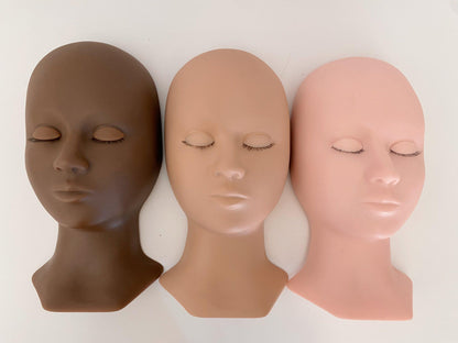 mannequin head with removal lids