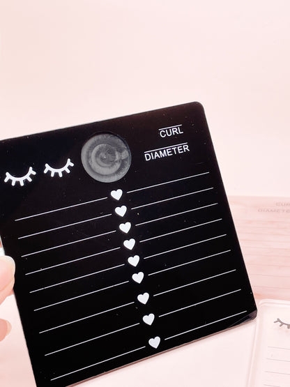 double row lash tile