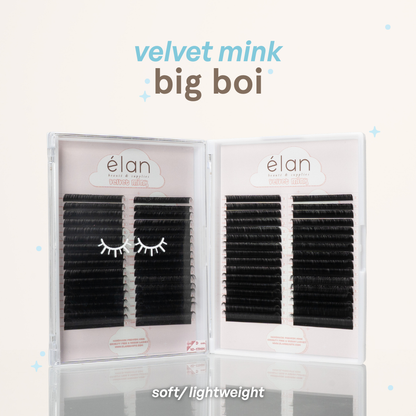 the BIG BOI 0.03+0.05 VELVET MINK mix tray ☁️