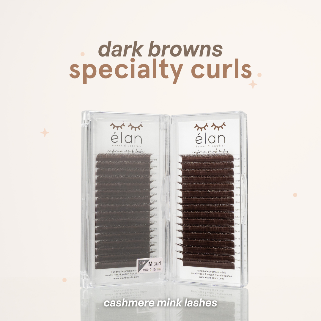 DARK BROWNS specialty curls
