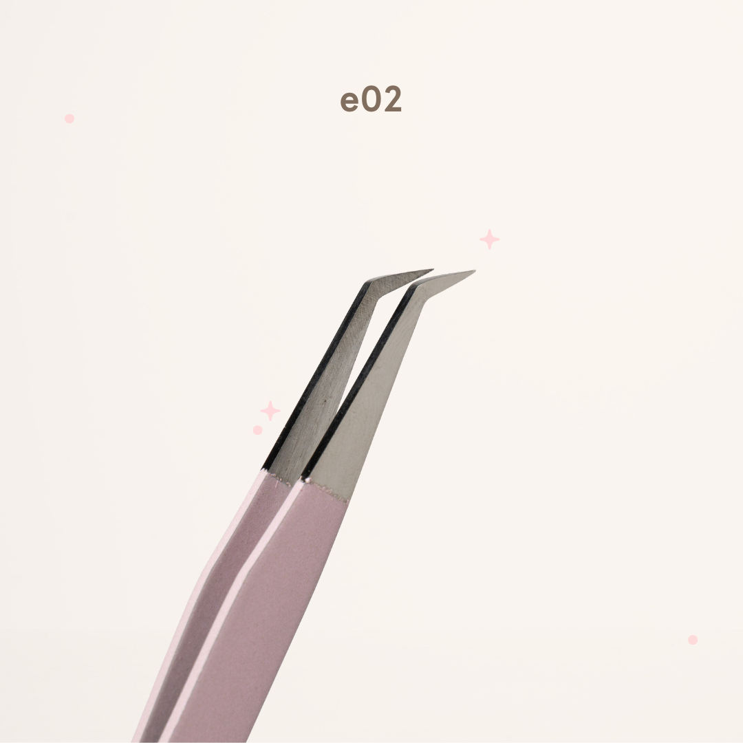 angled volume tweezers