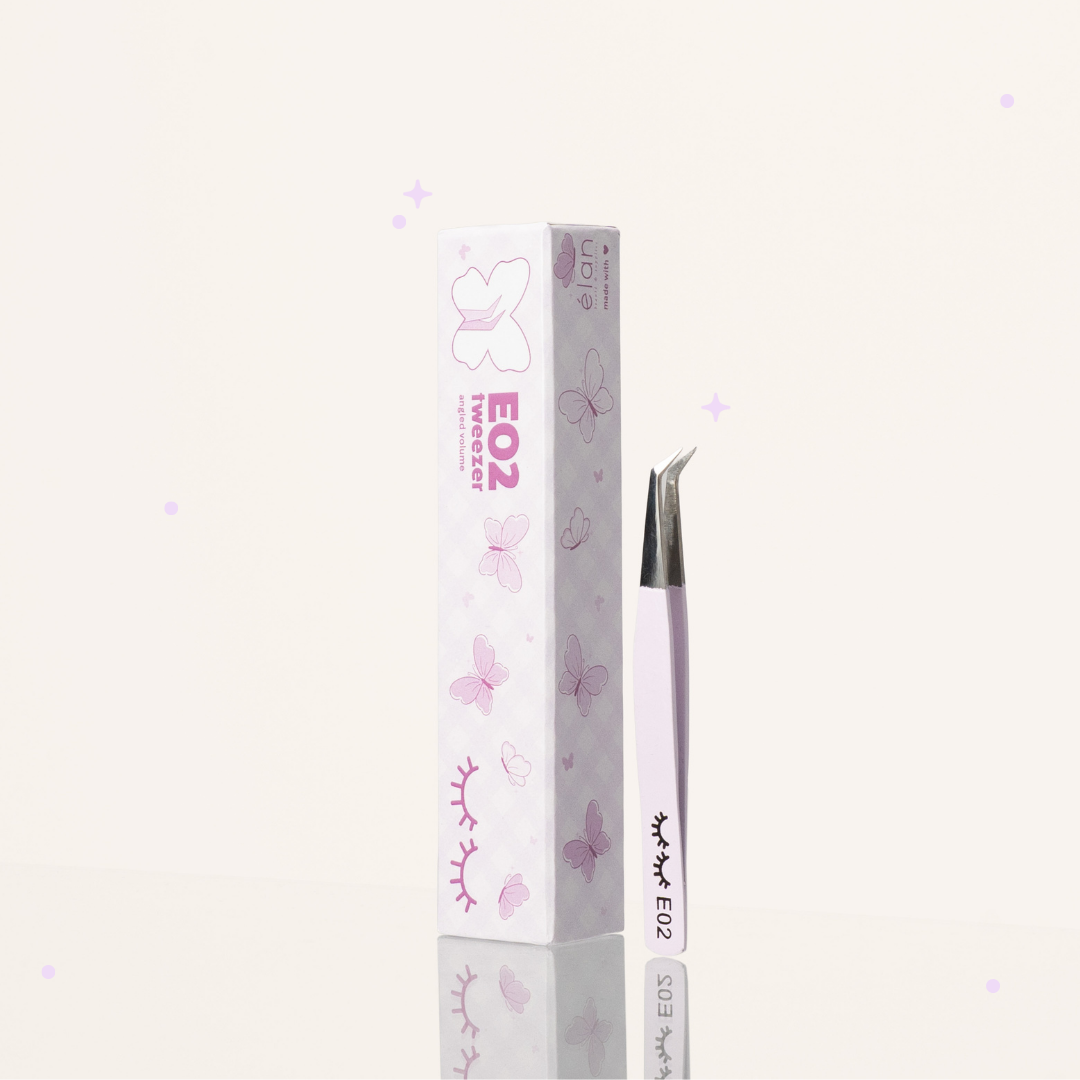 angled volume tweezers