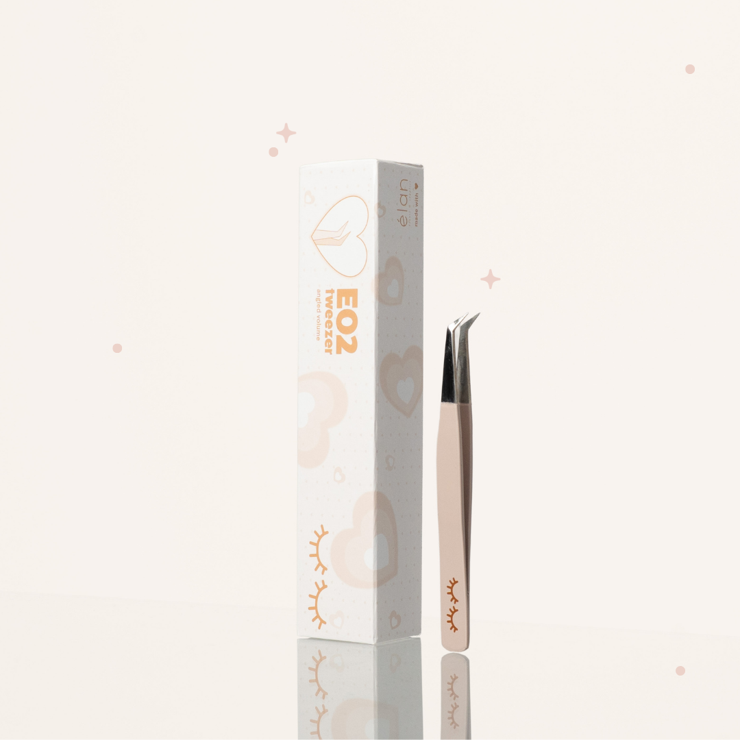 angled volume tweezers
