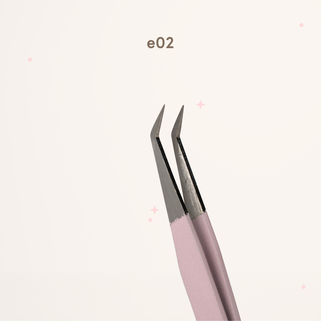 angled volume tweezers