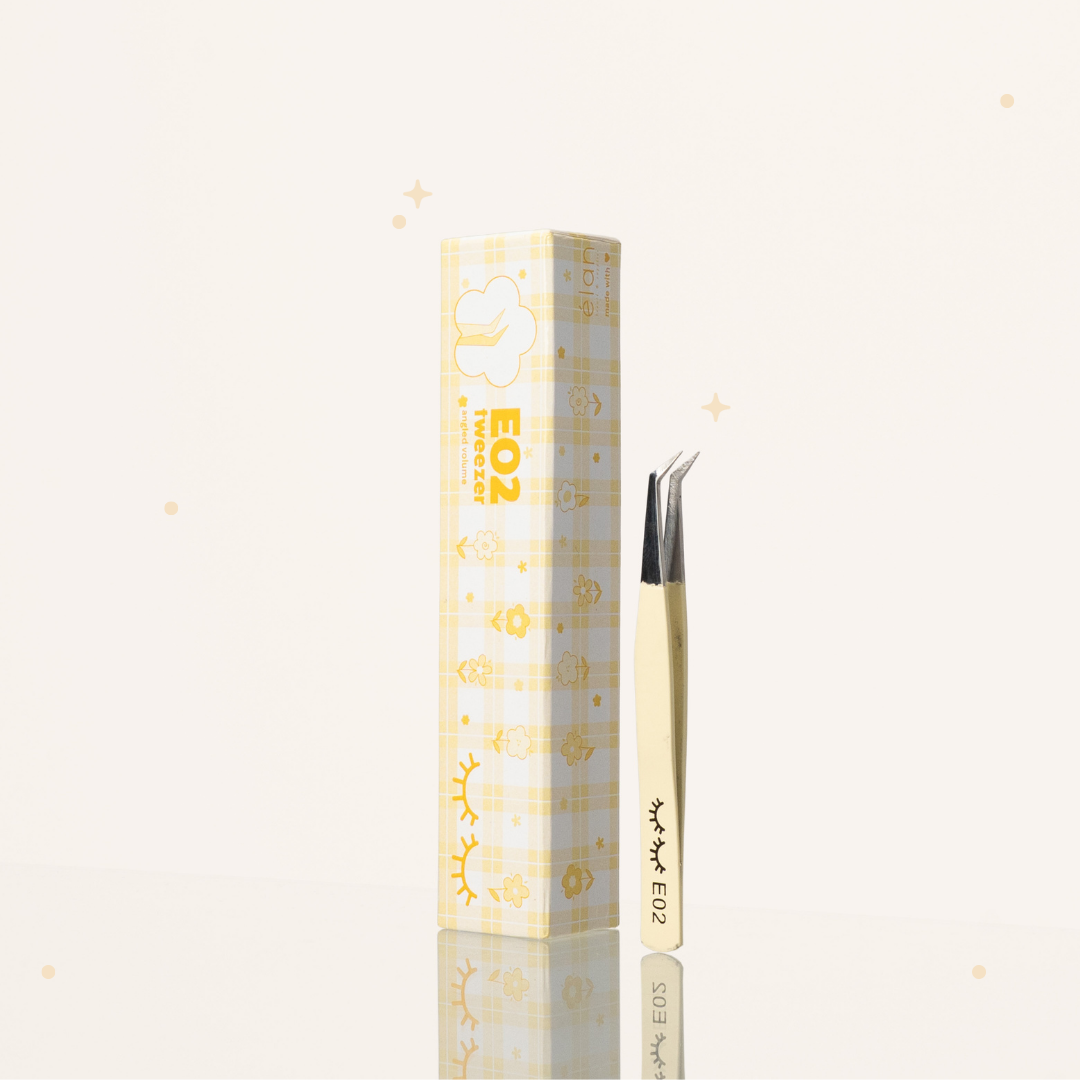 angled volume tweezers