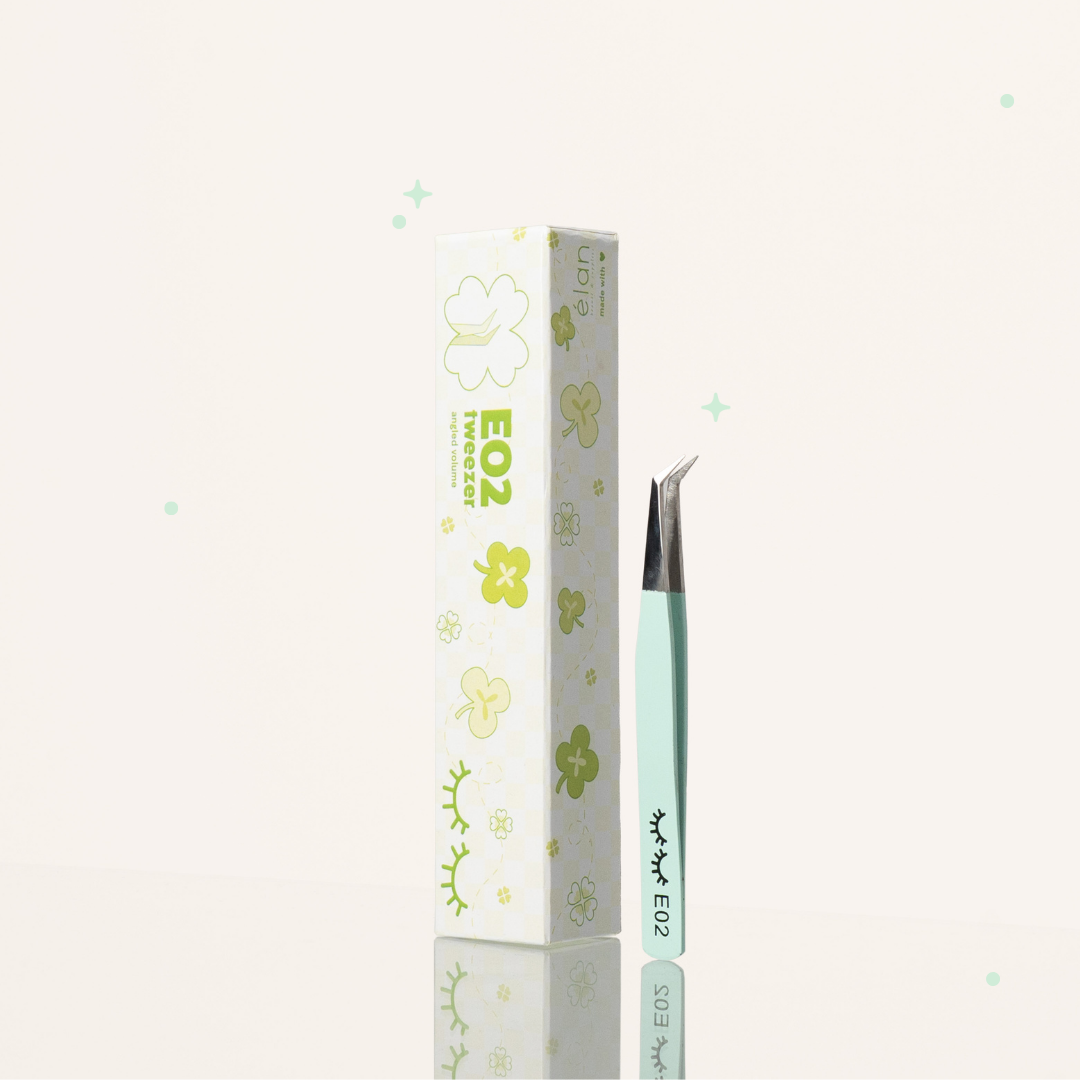 angled volume tweezers