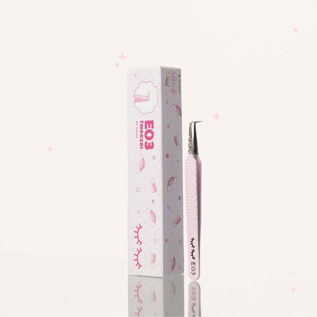 90 degree volume tweezers
