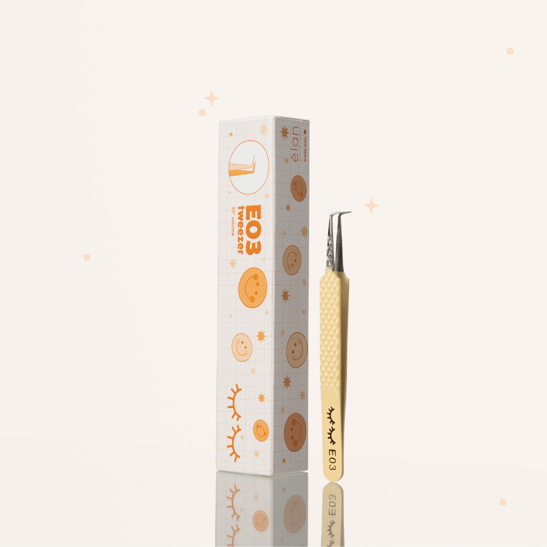 90 degree volume tweezers