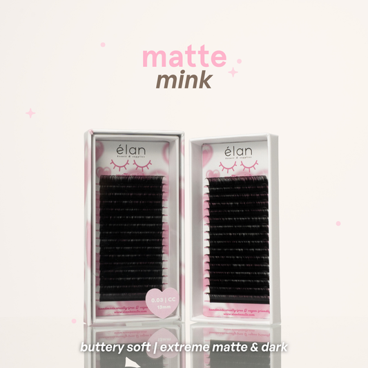 0.03 MATTE MINK lash trays 💞
