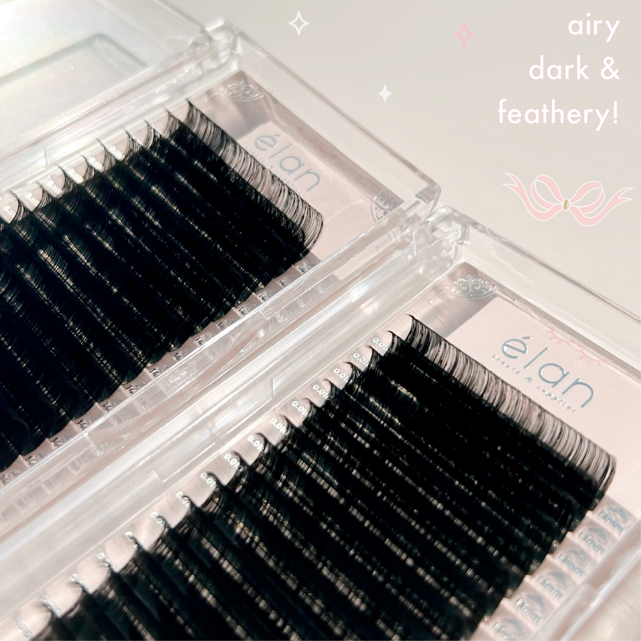 0.01 ROYAL MINK lash trays (lightest lashes) 👑