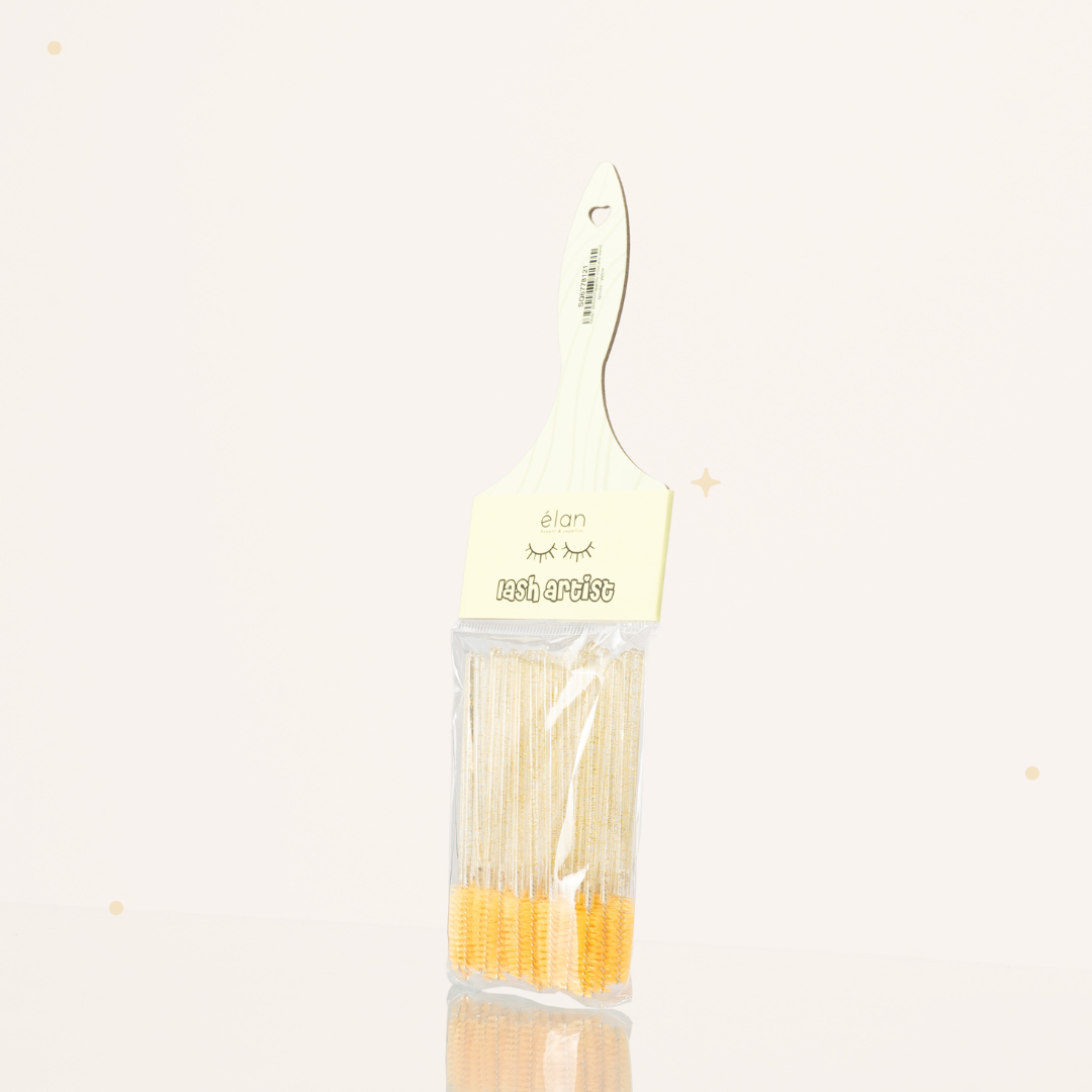 PAINT BRUSH sparkly mascara wand spoolie