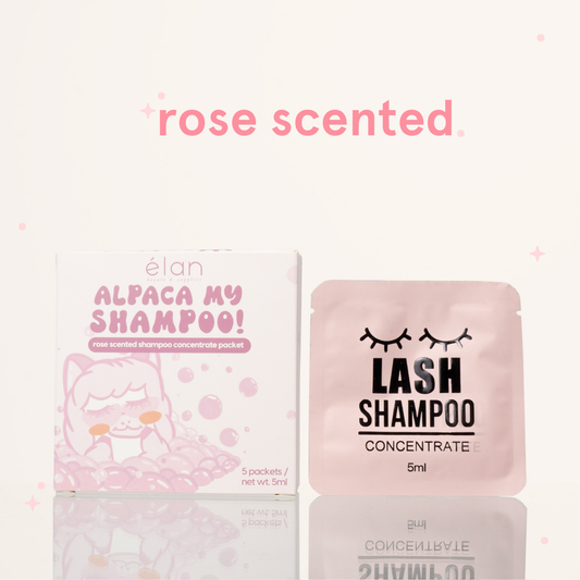 lash shampoo concentrate MINI PACKETS